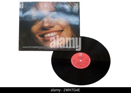 Carly Simon No Secrets Vinyl-Album-Cover isoliert auf weißem Hintergrund - 1972 Stockfoto