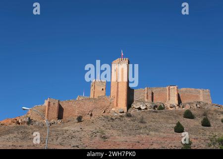 Schloss Molina de Aragón, Molina de Aragon, Guadalajara, Kastilien-La Mancha, Spanien, Europa Stockfoto