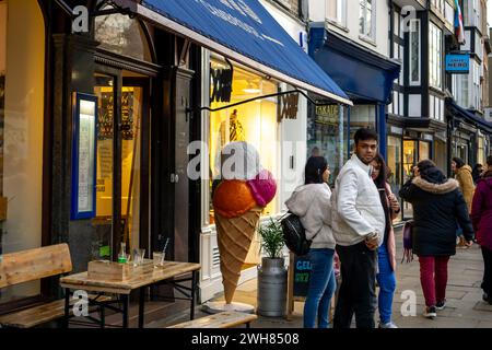 Rieseneiskegel in Cambridge, Großbritannien Stockfoto