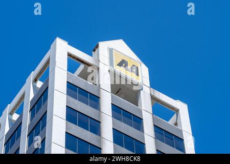 Auckland, Neuseeland - 30. Januar 2024: AA Insurance Office in Auckland, Neuseeland. Stockfoto