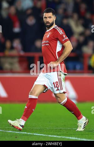 Nottingham, Großbritannien. Februar 2024. Felipe of Nottingham Forest während des Nottingham Forest FC gegen Bristol City FC Emirates FA Cup 4. Runde Replay im City Ground, Nottingham, England, Vereinigtes Königreich am 7. Februar 2024 Credit: Every Second Media/Alamy Live News Stockfoto