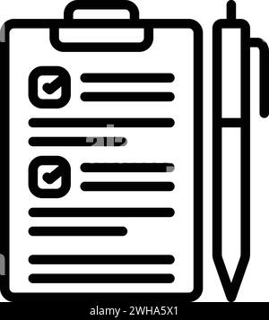 Symbol für Zensus, Zensus Record Stock Vektor