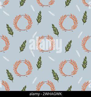 Nahtloses Muster mit antiken griechischen Elementen für ein einzigartiges Museumsdesign Stock Vektor