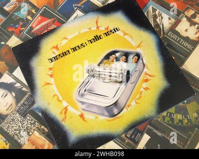 Music Exhibition; Beastie Boys Album CD - amerikanischer Hip Hop; Rap Rock - Hello Nasty Stockfoto