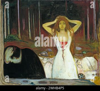 Edvard Munch (1863–1944) - Norwegisch - Expressionismus - Asche [1894/1] Stockfoto