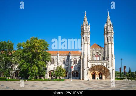 Marinemuseum und Kloster Jeronimos im belem-Viertel von Lissabon, Portugal Stockfoto