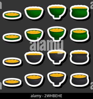 Schöne Farbillustration zum Thema des Feierns des jährlichen Feiertags St. Patrick's Day Stock Vektor