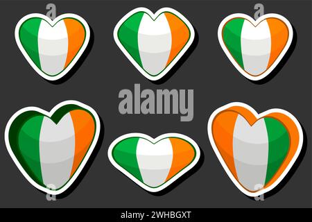 Schöne Farbillustration zum Thema des Feierns des jährlichen Feiertags St. Patrick's Day Stock Vektor