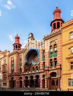 Jubiläums-Synagoge, Prag, Tschechische Republik Stockfoto