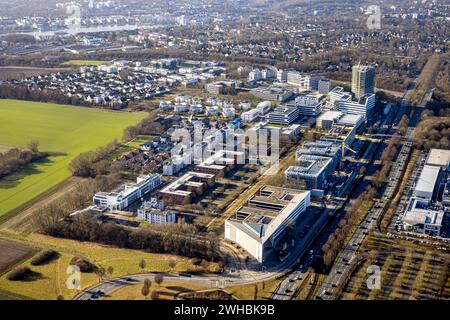 Luftbild, Stadtkrone-Ost, Baustelle mit Neubau, Direktion Continentale, The ASH Dortmund, L Osteria Dortmund Europaplatz, Straßenkreuzung Bundesstraße B236 und Westfalendamm, Verkehrssituation, Schüren, Dortmund, Ruhrgebiet, Nordrhein-Westfalen, Deutschland ACHTUNGxMINDESTHONORARx60xEURO *** Luftsicht, Stadtkrone Ost, Baustelle mit Neubau, Continentale Hauptsitz, die ASH Dortmund, L Osteria Dortmund Europaplatz, Autobahnkreuz B236 und Westfalendamm, Verkehrssituation, Schüren, Dortmund, Ruhrgebiet, Nordrhein-Westfalen, Deutschland ACHTUNGxMINDESTHONORARx60xEURO Stockfoto