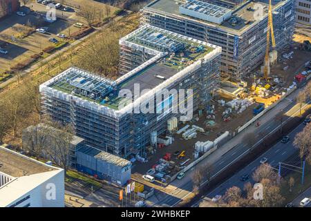 Luftbild, Stadtkrone-Ost, Baustelle mit Neubau, Schüren, Dortmund, Ruhrgebiet, Nordrhein-Westfalen, Deutschland ACHTUNGxMINDESTHONORARx60xEURO *** Luftaufnahme, Stadtkrone Ost, Baustelle mit Neubau, Schüren, Dortmund, Ruhrgebiet, Nordrhein-Westfalen, Deutschland ACHTUNGxMINDESTHONORARx60xEURO Stockfoto