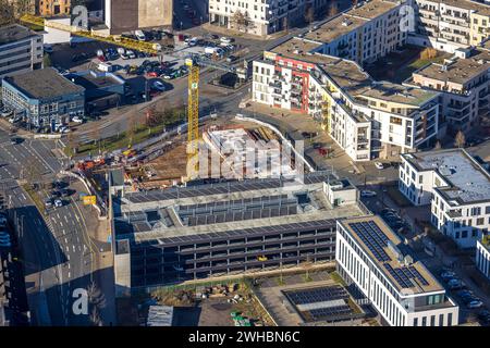 Luftbild, Baustelle mit Neubau am Phoenix See, Hörde, Dortmund, Ruhrgebiet, Nordrhein-Westfalen, Deutschland ACHTUNGxMINDESTHONORARx60xEURO *** Luftaufnahme, Baustelle mit Neubau am Phoenix See, Hörde, Dortmund, Ruhrgebiet, Nordrhein-Westfalen, Deutschland ATTENTIONxMINDESTHONORARx60xEURO Stockfoto