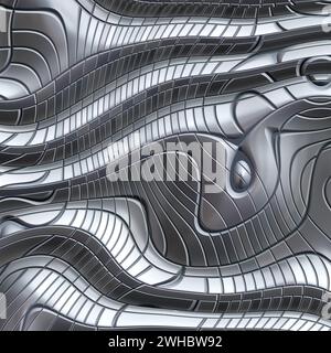 Großartiges Bild eines abstrakten Metallhintergrunds Stockfoto