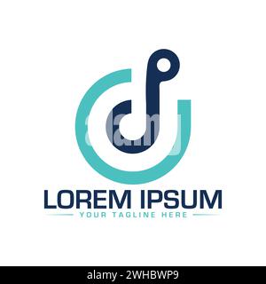 Logo mit D-Buchstaben. Kreatives und professionelles D-Logo-Design. Stock Vektor