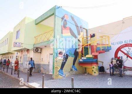 Afrika, Kap Verde Kapverden, Impressionen Sal Cabo Verde Ilhas :: Kapverdische Inseln :: Kapverdische Inseln, Ilhas de cabo verde. Urlaub, Boa Vista , *** Afrika, Kap Verde Kap Verde, Impressionen Sal Cabo Verde Ilhas Kap Verde Inseln Kap verde Inseln, Ilhas de cabo verde Urlaub, Boa Vista , Stockfoto