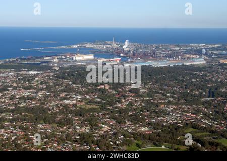 Wollongong Stadt und Vororte Stockfoto