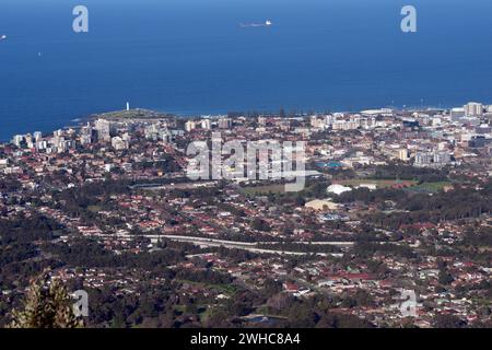 Wollongong Stadt und Vororte Stockfoto