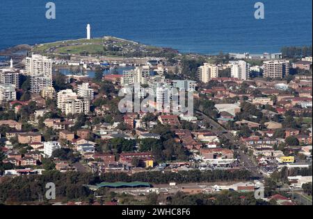 Wollongong Stadt und Vororte Stockfoto