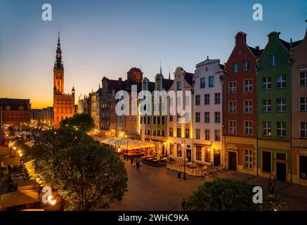 Hauptstadthaus in der Altstadt von Danzig, Polen Stockfoto