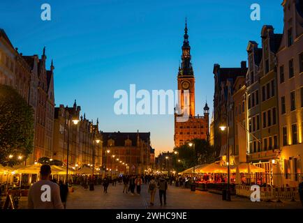 Hauptstadthaus in der Altstadt von Danzig, Polen Stockfoto