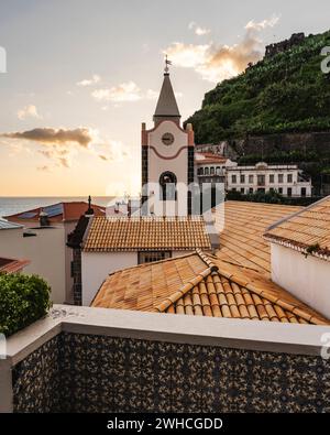 Kirchturm, Ponta do Sol, Autonome Region Madeira, Portugal, Europa Stockfoto