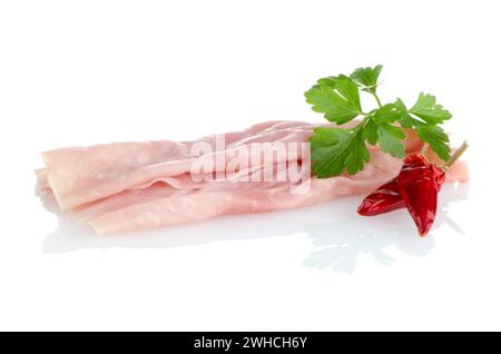 Frisch rasierter Schinken Stockfoto