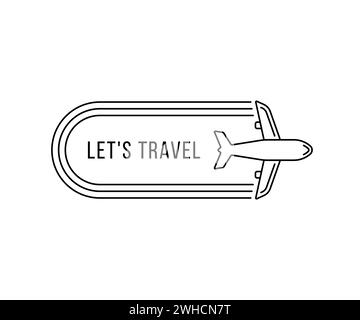 Das Symbol „Verschieben“ wird mit einer dünnen Linienebene angezeigt Stock Vektor