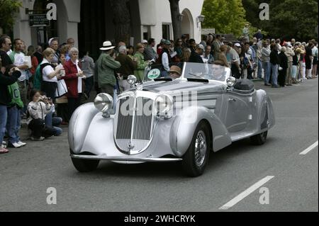 1938 Horch 853 Special Roadster Oldtimer Stockfoto