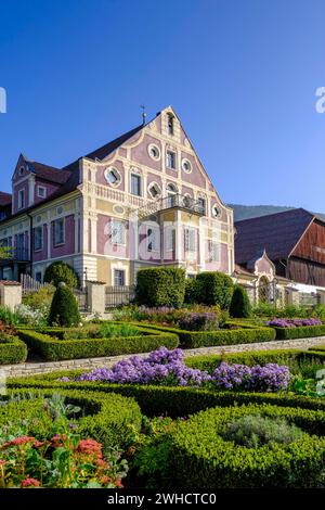 Ansitz Mair am Hof, Südtiroler Volkskunde Museum, Dietenheim, Freilchtmuseum, Pustertal, Südtirol, Italien Stockfoto