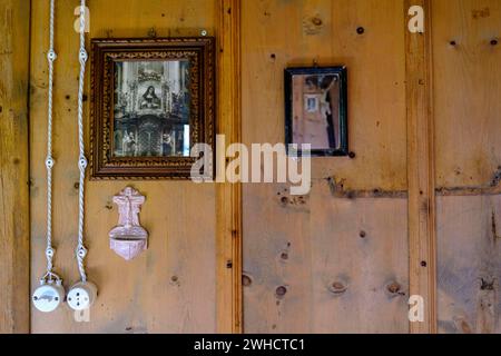 Südtiroler Volkskunde Museum, Dietenheim, Freilchtmuseum, Pustertal, Südtirol, Italien Stockfoto