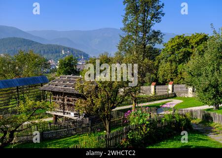 Südtiroler Volkskunde Museum, Dietenheim, Freilchtmuseum, Pustertal, Südtirol, Italien Stockfoto