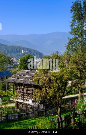 Südtiroler Volkskunde Museum, Dietenheim, Freilchtmuseum, Pustertal, Südtirol, Italien Stockfoto