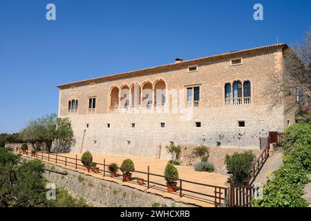 Herrenhaus Son Marroig, ehemaliges Anwesen von Erzherzog Ludwig Salvator, Deia, Serra de Tramuntana, Mallorca, Balearen, Spanien Stockfoto