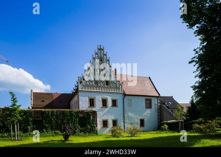 MühlbergElbe ist eine Stadt an der Elbe im Landkreis Elster im Süden Brandenburgs. Museum Mühlberg, Mühlberg, Brandenburg, Deutschland Stockfoto