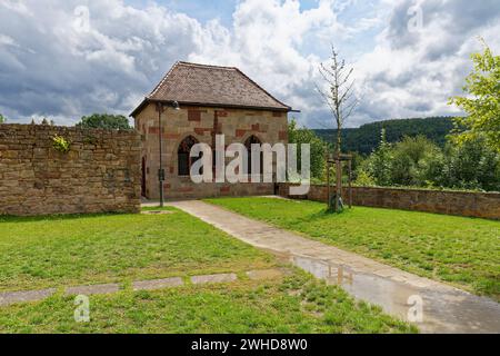 Pfarrkirche St. Johannes Baptista in der Weinstadt Hammelburg, Landkreis Bad Kissingen, Unterfranken, Franken, Bayern, Deutschland Stockfoto