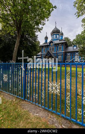 Europa, Polen, Woiwodschaft Podlakien, orthodoxe Kirche zum Schutz der Heiligen Jungfrau in Puchly Stockfoto