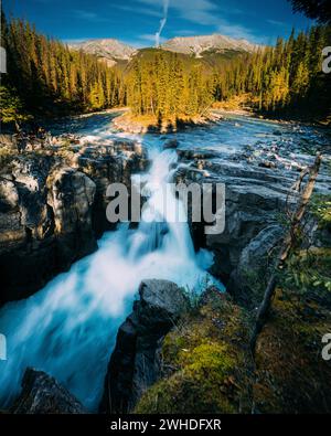 Athabasca Falls, Kanada Stockfoto