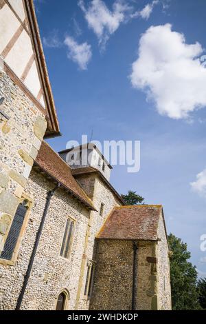 St Marys Church Breamore, eine angelsächsische Kirche in New Forest, Hampshire, Großbritannien Stockfoto