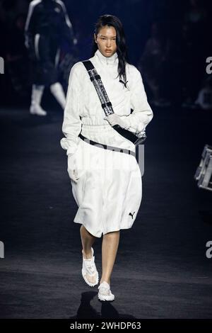 New York, Vereinigte Staaten. Februar 2024. PUMA Herbst/Winter 2024 Runway während der New York Fashion Week am 2024. Februar - New York; US 08/02/2024 Credit: dpa/Alamy Live News Stockfoto