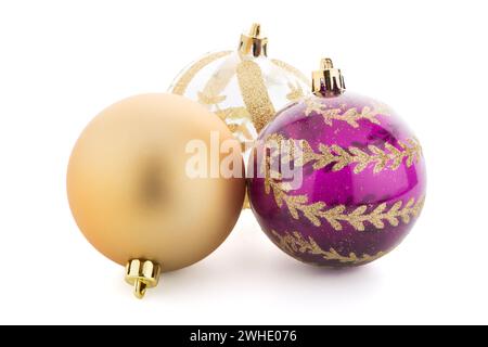 Weihnachten dekorative Kugeln Stockfoto