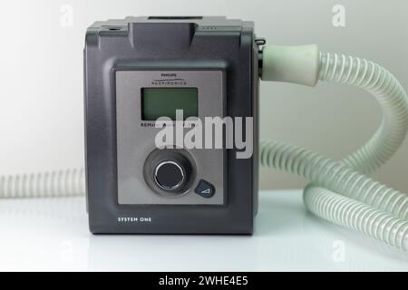 Philips CPAP-Gerät Stockfoto