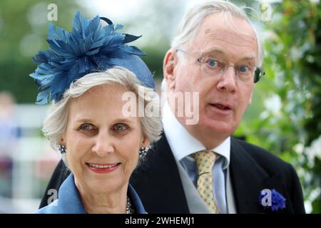 '20.06.2023, UK, Windsor, Ascot - HRH Birgitte, Herzogin von Gloucester und HRH Prinz Richard, Herzog von Gloucester. 00S230620D369CAROEX.JPG [MODELL RELEA Stockfoto