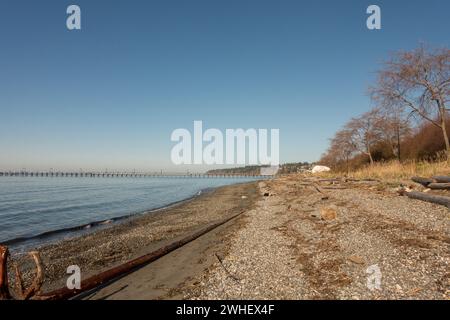 Whiterock Beach in British Columbia Kanada Stockfoto