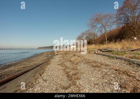 Whiterock Beach in British Columbia Kanada Stockfoto