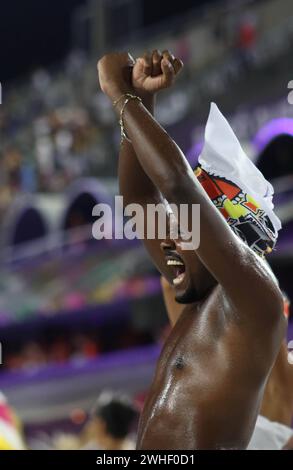 DESFILES SERIE OURO DO CARNAVAL DO RIO DE JANEIRO RJ, 09/2023 - Karneval /Rio de Janeiro Gold Series Schools Parade - Uniao do Parque Acari eröffnet die Gold Series Parade am Freitagabend in Sambodromo da Sapucai in Rio de Janiero 09. IMAGO / Erbs Jr Rio de Janeiro Brasilien Copyright: XErbsxJrx Stockfoto