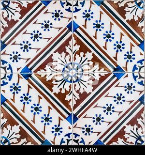 Alte Kacheln Details Stockfoto