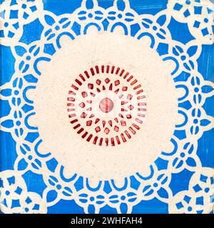 Alte Kacheln Details Stockfoto