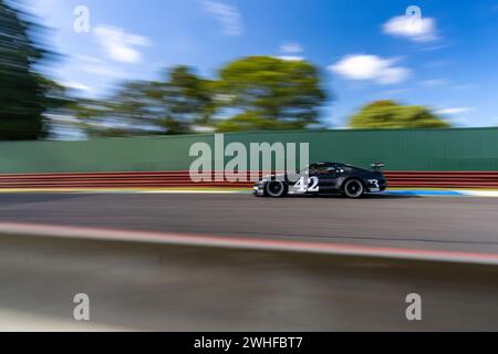 Sandown Park, Australien. Februar 2024. Tom Davies (#42) wird während der Qualifikation für die Trico Trans am Series 2024 am Samstag beim Shannon’s Speed Series Race Sandown in Runde 4 Credit: James Forrester/Alamy Live News Stockfoto