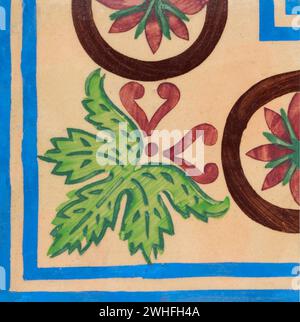 Alte Keramikfliesen Stockfoto