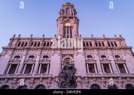 Rathaus in Porto Stockfoto